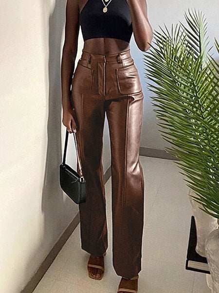 Gothic PU Leather Retro Costumes Mssza