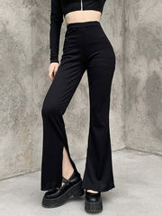 Gothic Pants Cotton Retro Costumes Mssza