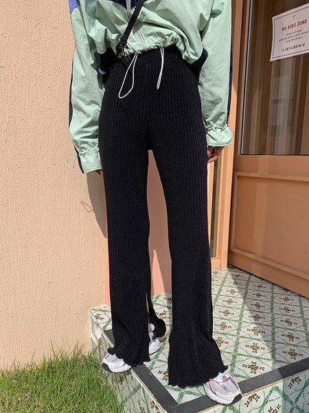 Gothic Pants Cotton Retro Costumes Mssza