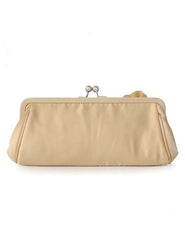 Grace Swirled Rosette Silk Women's Evening Bag Mssza