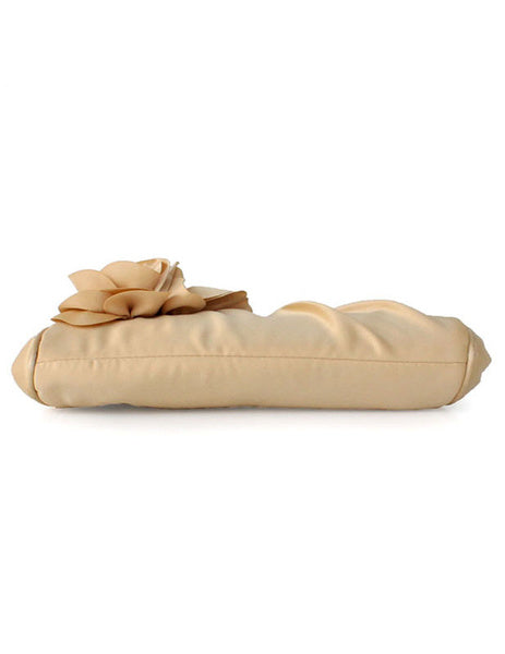 Grace Swirled Rosette Silk Women's Evening Bag Mssza