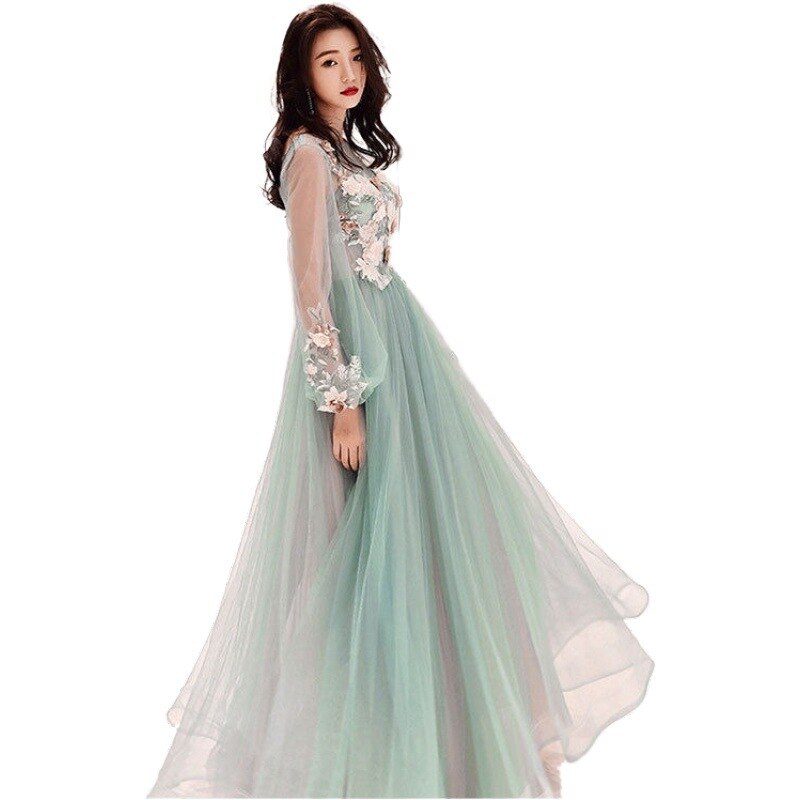 Green Fantasy Fairy Prom Dresses  Wedding Dresses Mssaz Desses