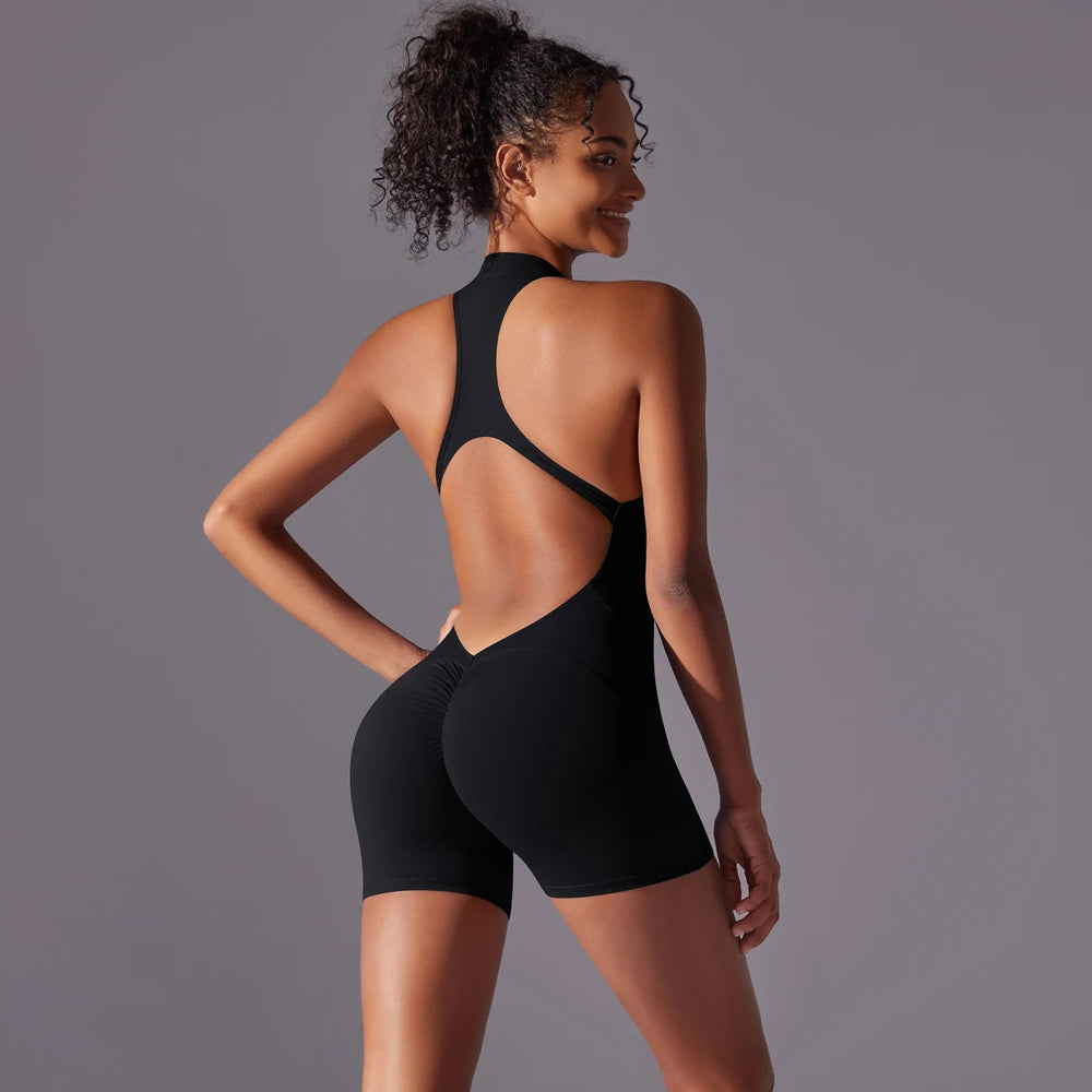 Gym Push Up Workout Clothes Fitness Breathable Quick Drying Sports Bodysuit Yoga Suit Mssza