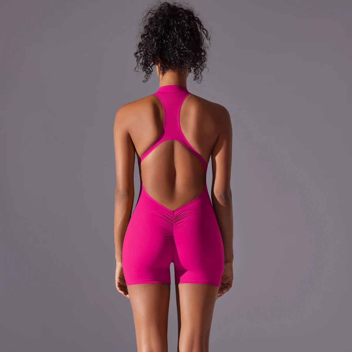 Gym Push Up Workout Clothes Fitness Breathable Quick Drying Sports Bodysuit Yoga Suit Mssza