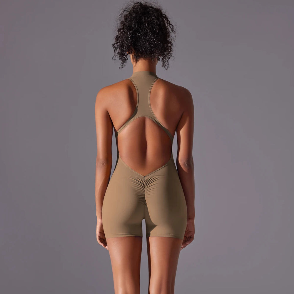 Gym Push Up Workout Clothes Fitness Breathable Quick Drying Sports Bodysuit Yoga Suit Mssza