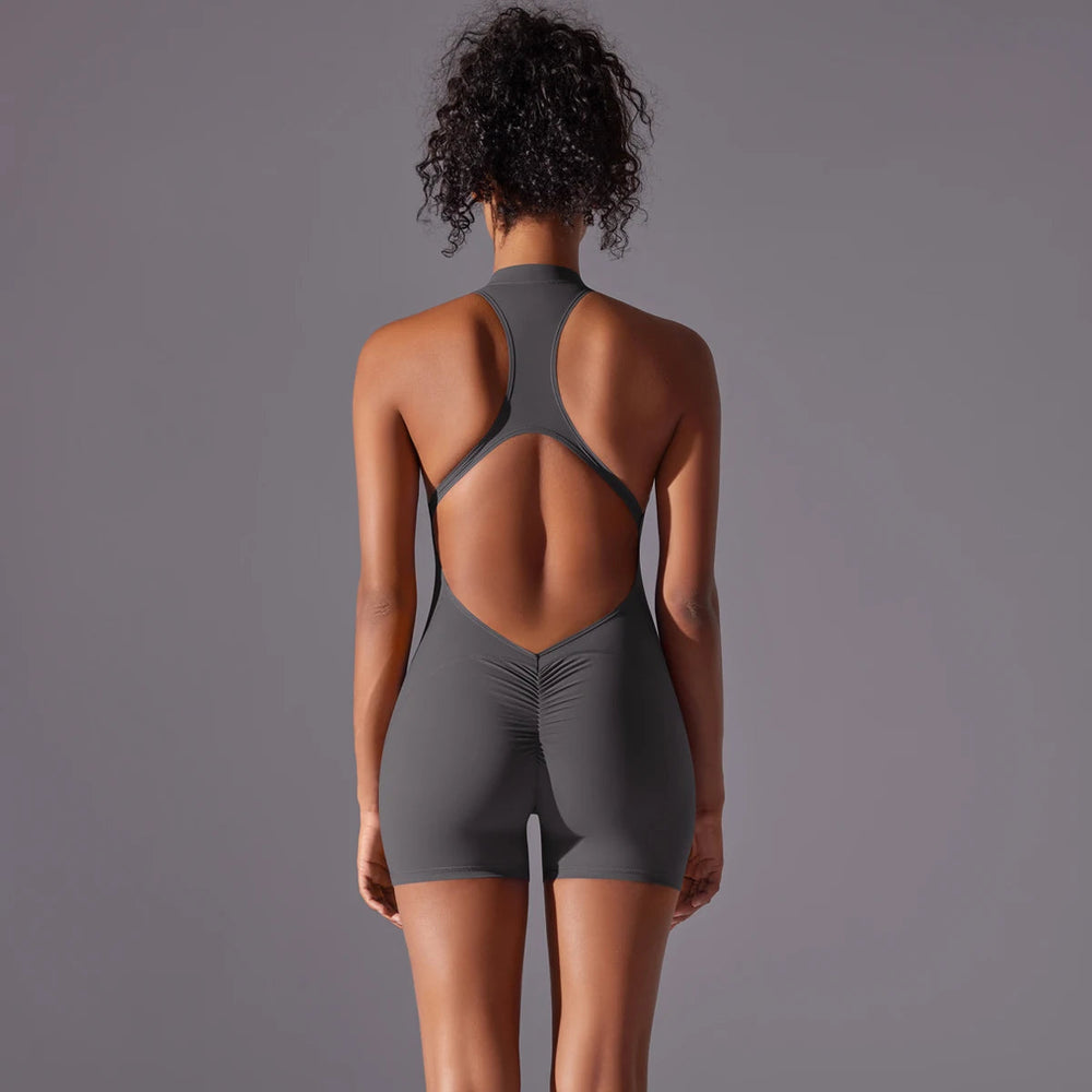 Gym Push Up Workout Clothes Fitness Breathable Quick Drying Sports Bodysuit Yoga Suit Mssza