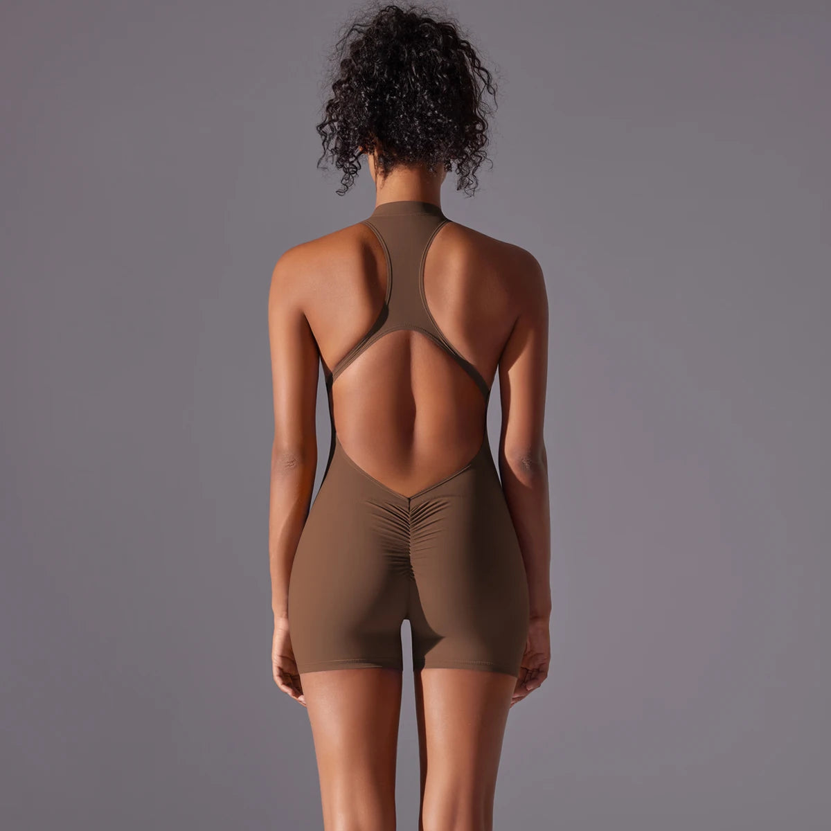 Gym Push Up Workout Clothes Fitness Breathable Quick Drying Sports Bodysuit Yoga Suit Mssza