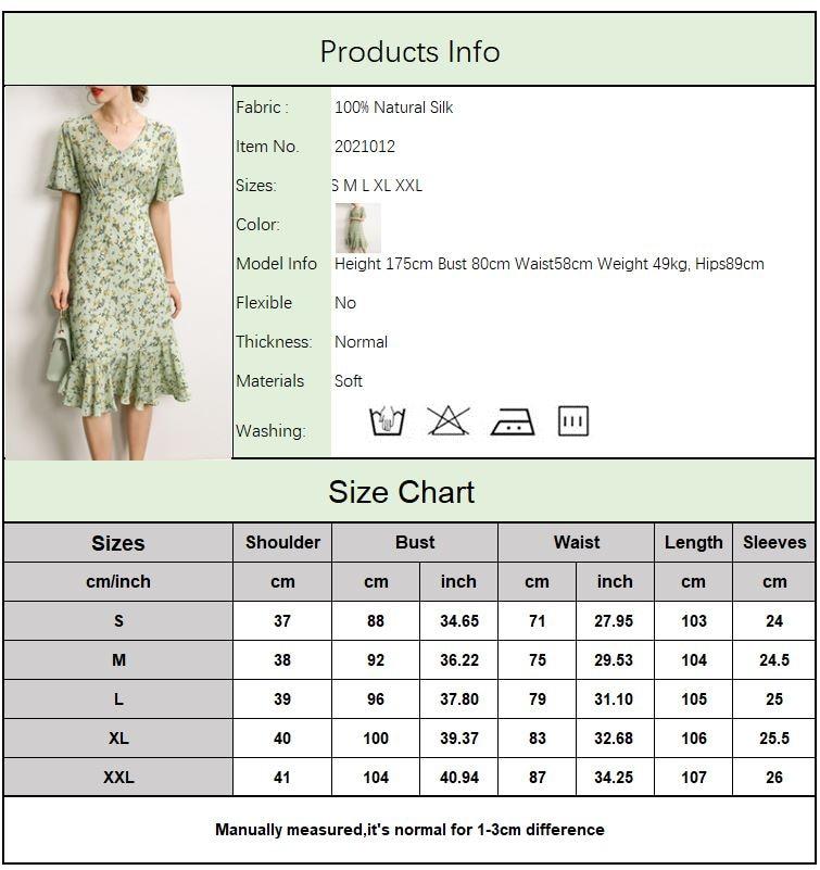 100% Natural Silk Dresses Mssaz Desses