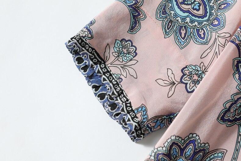 V Neck Short Sleeves Printed Ruched  Dress Mssaz Desses
