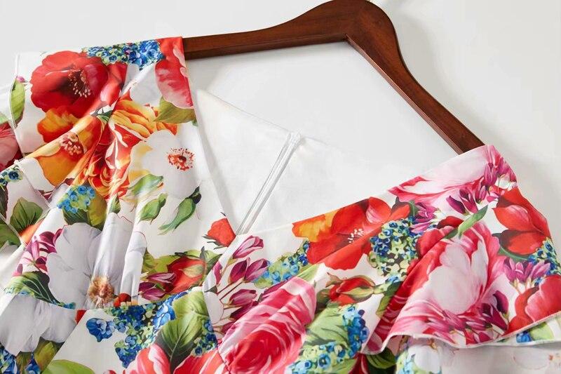 Floral Printed High Street Casual Dresses Mssaz Desses