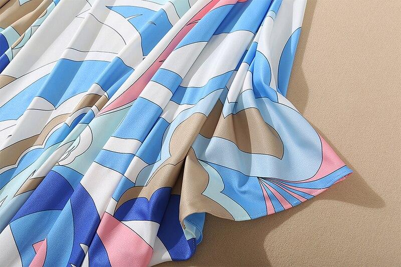 Knitted Printed Elegant Long Robes Mssaz Desses