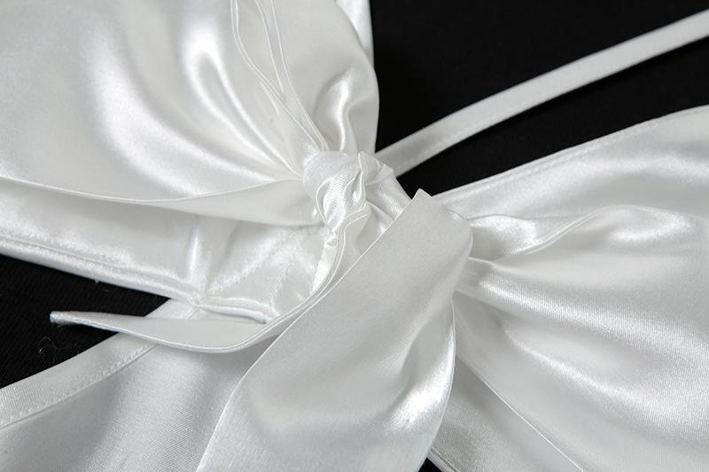 White Satin Maxi Dresses Mssaz Desses