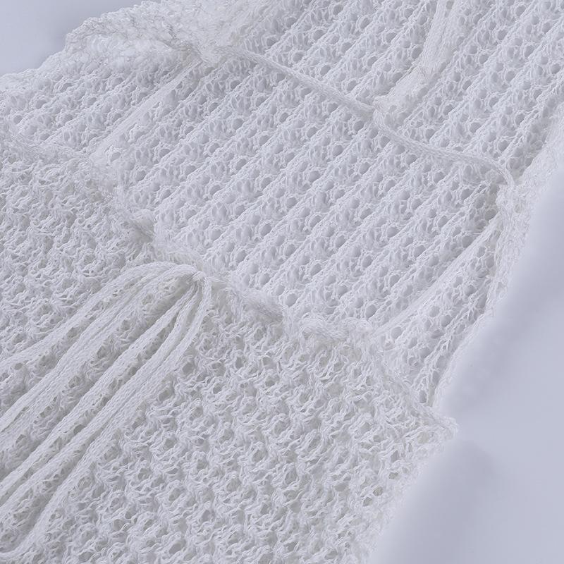 Crochet Knitted Beach Vacation Dresses for Women Mssaz Desses