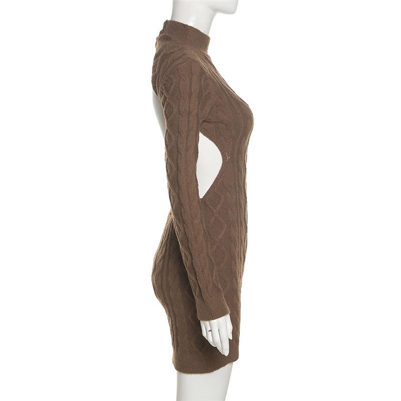 Knitted Sweater Dresses Fall Winter Clothes Mssaz Desses