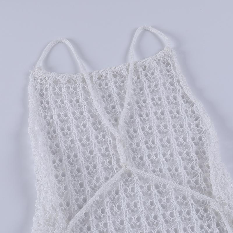Crochet Knitted Beach Vacation Dresses for Women Mssaz Desses