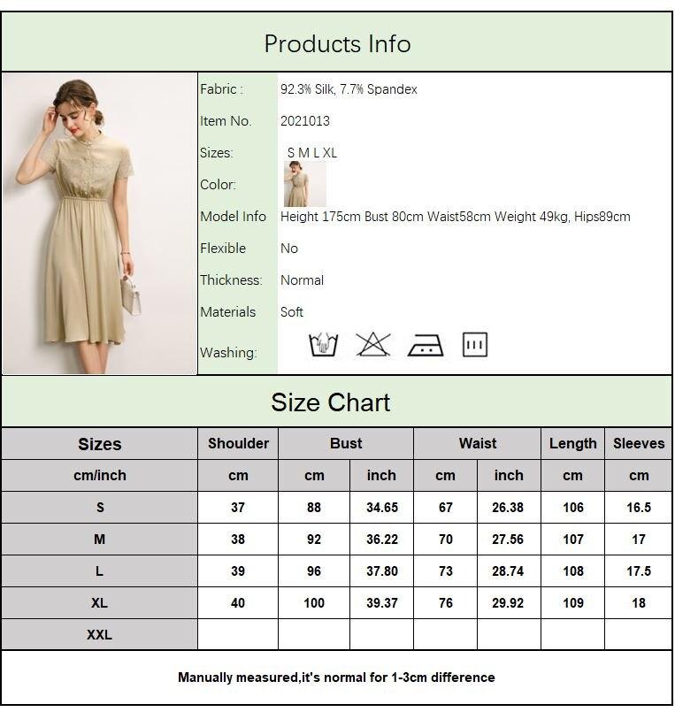 93.3% Silk 7.7% Spandex Dresses Mssaz Desses