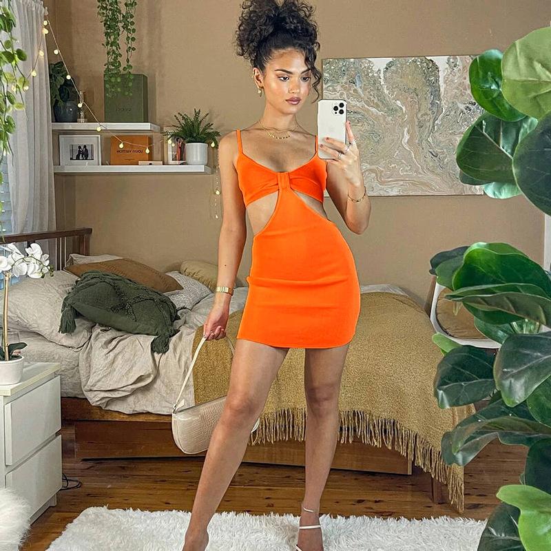 Cut Out Bodycon  Mini Dress Mssaz Desses