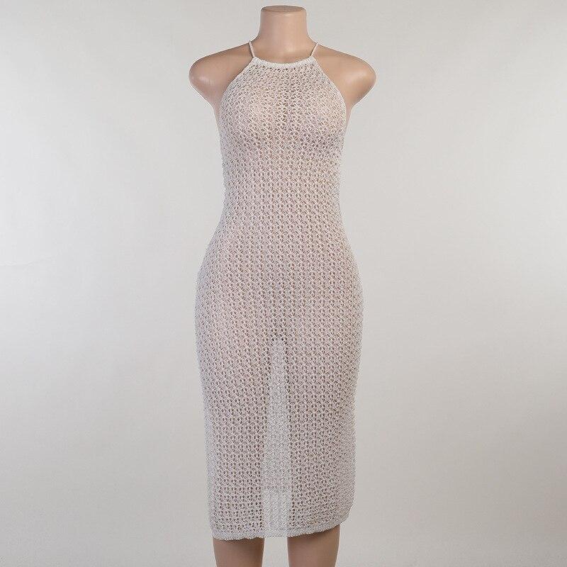 Crochet Knitted Beach Vacation Dresses for Women Mssaz Desses