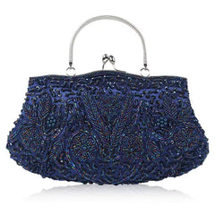 Solid Retro Embroidered Beads Mini Party Clutch Mssza