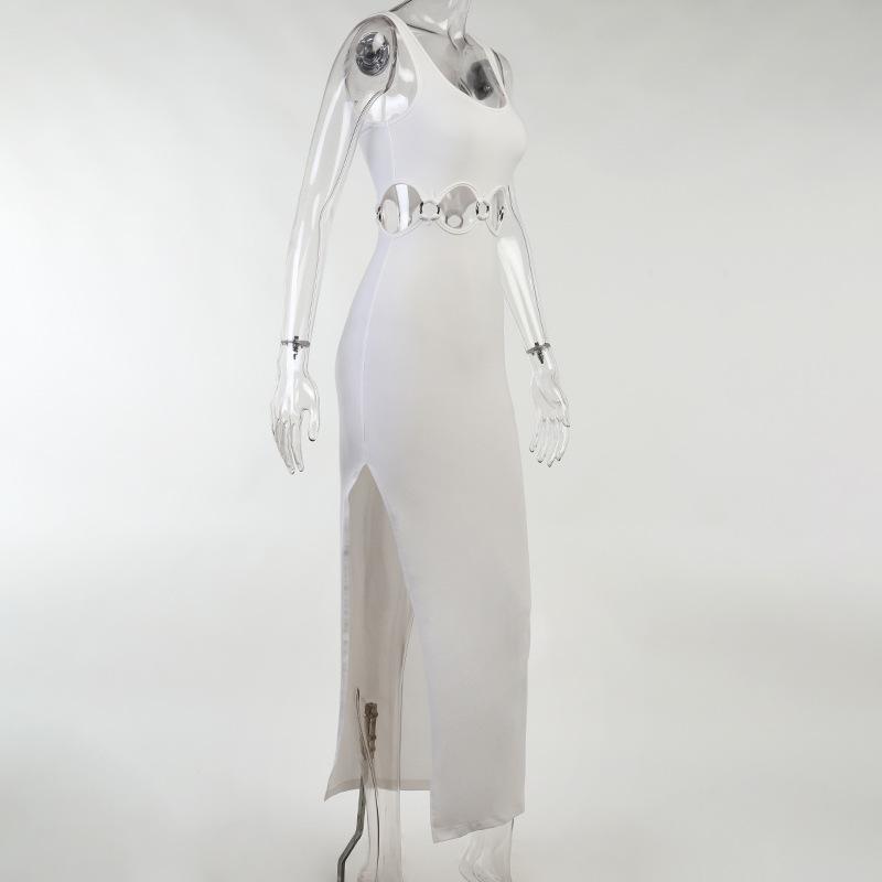 Hollow Sleeveless Maxi Dress Mssaz Desses
