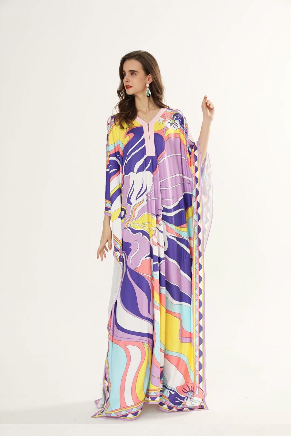 Loose Deisgn Plus Sizes Holiday Knitted Long Maxi Dresses Mssaz Desses