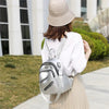 Casual PU Leather Travel Rucksack Shoulder High Quality School Backpack Mssza