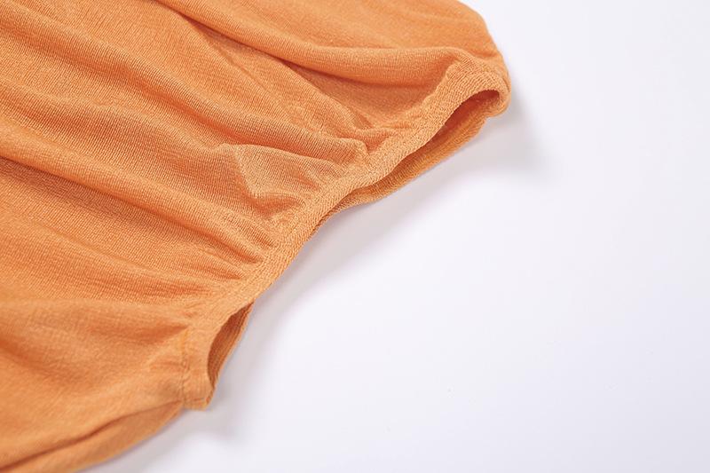 Solid Hollow Out One Shoulder Bodyocn Dress Mssaz Desses