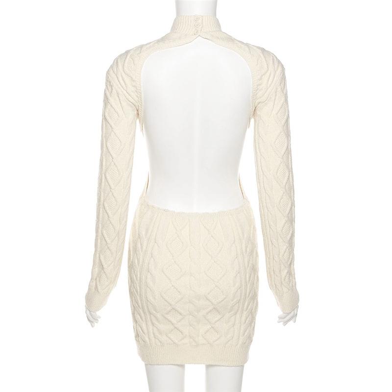 Knitted Sweater Dresses Fall Winter Clothes Mssaz Desses