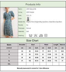 V Neck Short Sleeves Printed Buttons Lace Up Dress Mssaz Desses