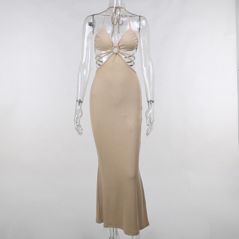 Backless Halter Long Maxi Dresses Mssaz Desses