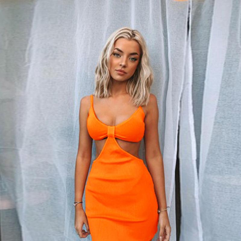 Cut Out Bodycon  Mini Dress Mssaz Desses