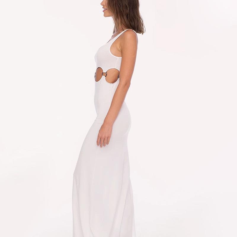 Hollow Sleeveless Maxi Dress Mssaz Desses