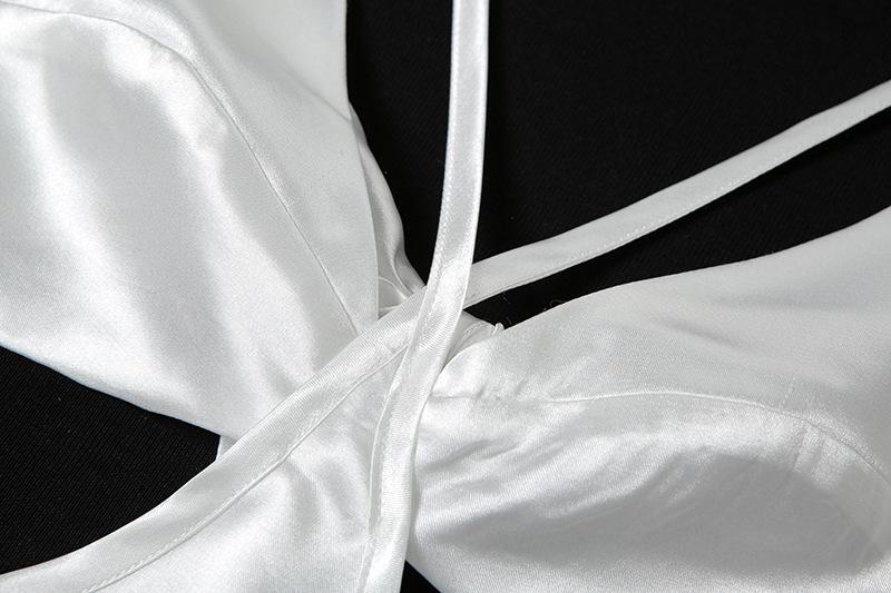 White Satin Maxi Dresses Mssaz Desses