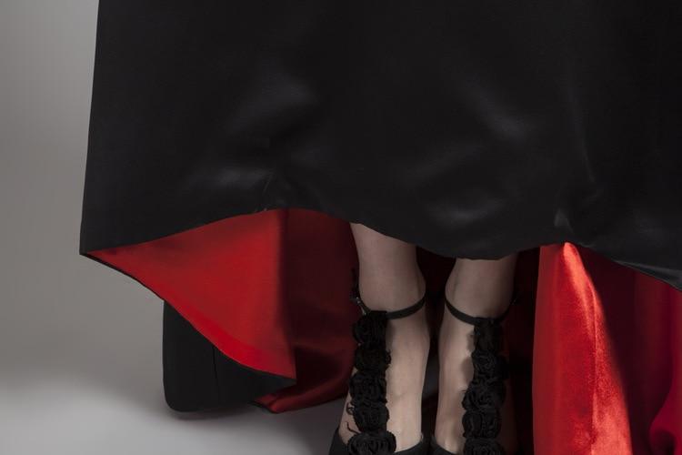 Runway Designer Dresses  Spaghetti Stripes Patchwork Color Block Hi-Low Party Prom Long Dresses Mssaz Desses
