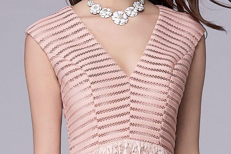 Lace Patchwork Elegant Party Prom Floor Length Runway Dresses Mssaz Desses