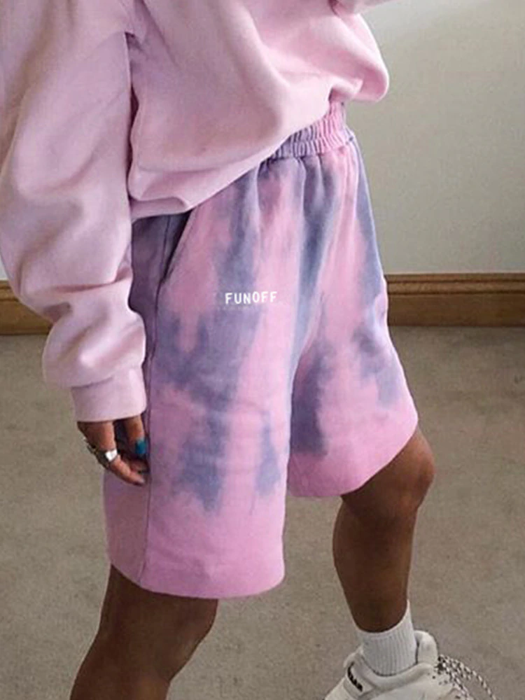 Harajuku Elastic High Waist Short Pants Mssza