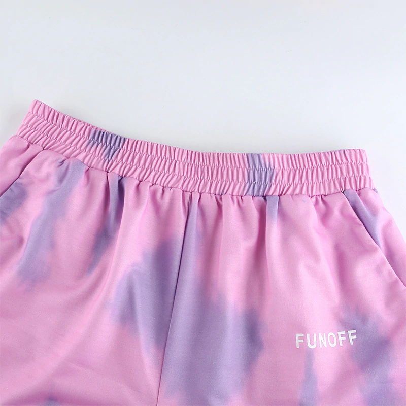 Harajuku Elastic High Waist Short Pants Mssza