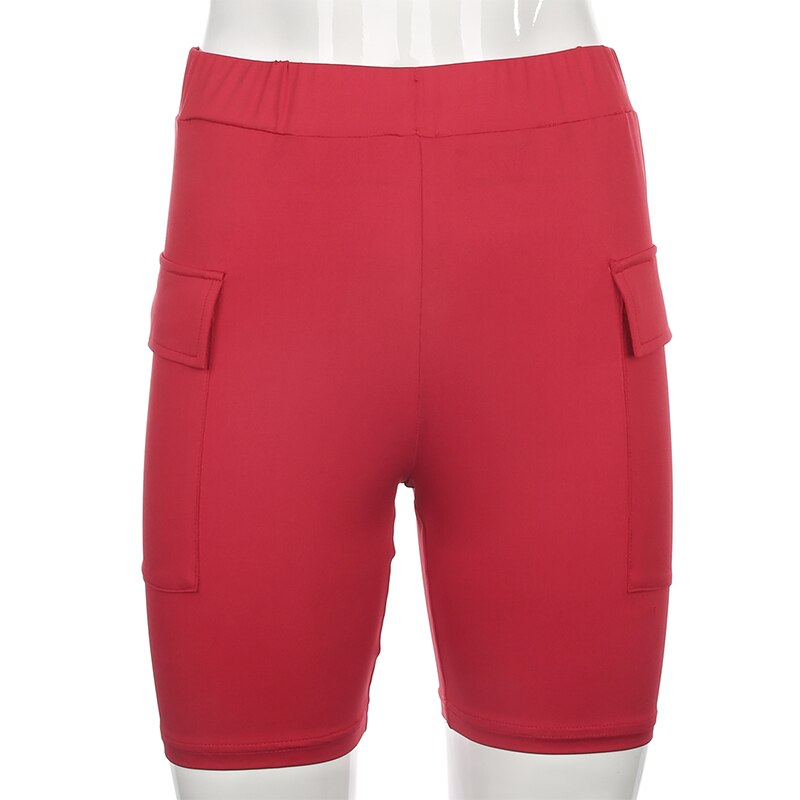 Harajuku High Waist Biker Shorts Mssza