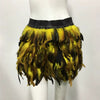 Harajuku Style Fluffy Feather Burning Rave Elastic Waist Skirts Mssza