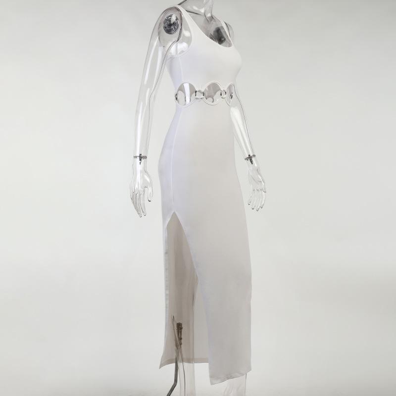 Hollow Sleeveless Maxi Dress Mssaz Desses
