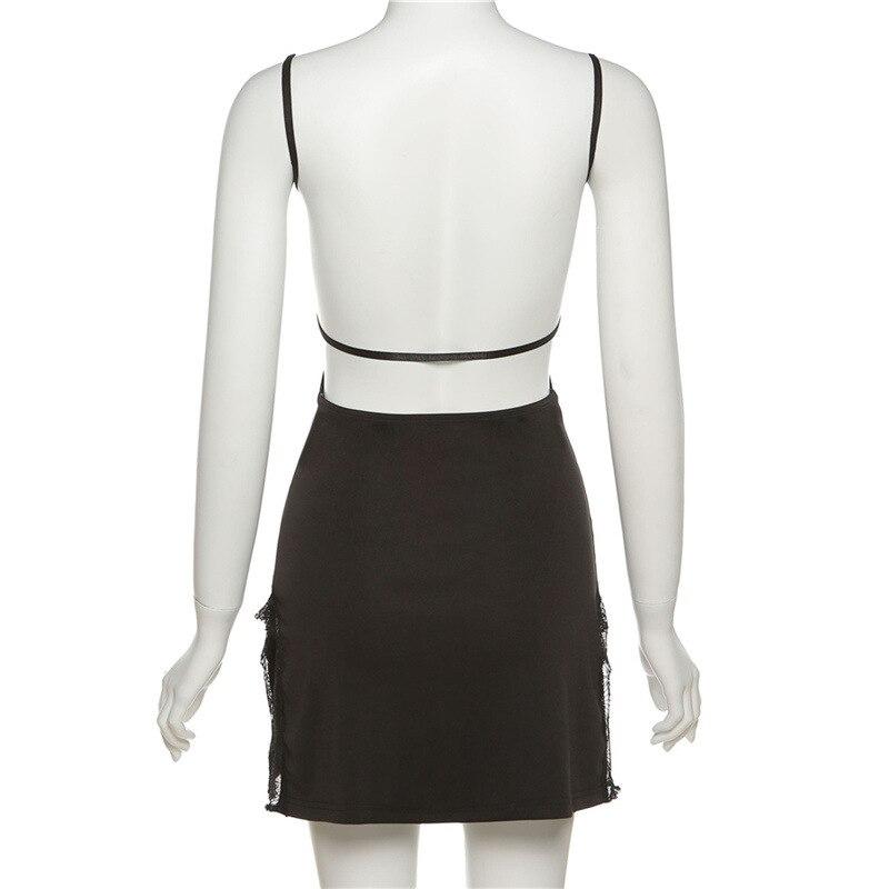 Backless Split Mini Dresses Mssaz Desses