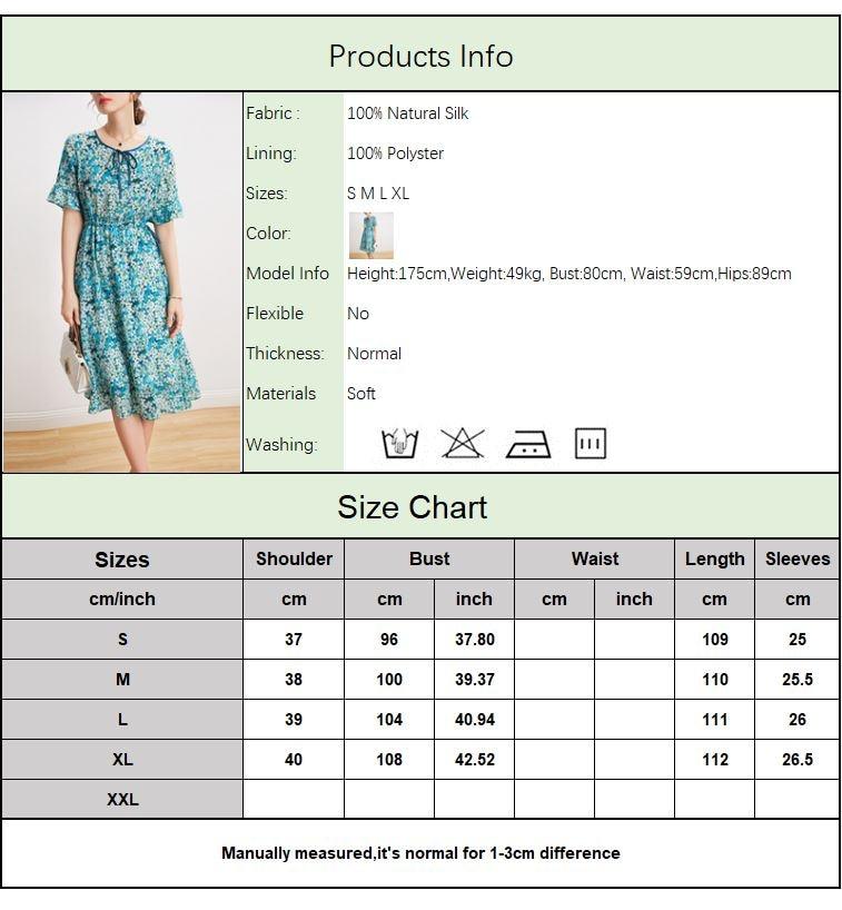 O Neck Short Sleeves Lace Up Waist Floral Printed Elegant  Dress Mssaz Desses