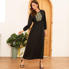 High Waist Long Wild Sweet Long Sleeve Girl Dress Mssaz Desses
