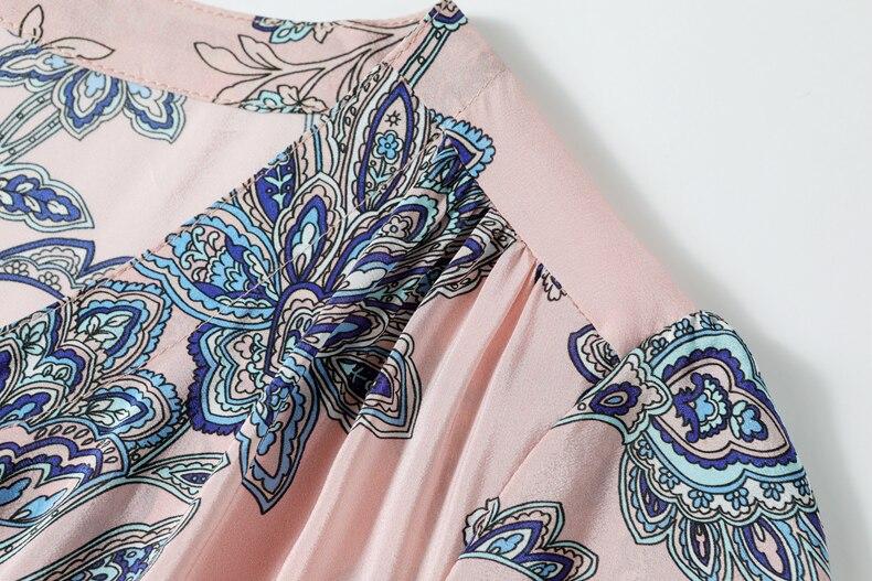 V Neck Short Sleeves Printed Ruched  Dress Mssaz Desses