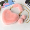 Heart-shaped Diagonal Cross Handle Peach Heart Versatile Handbag Mssza