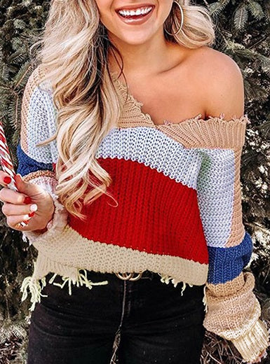 Heavy Knit Wrap Style Poncho Top Mssza