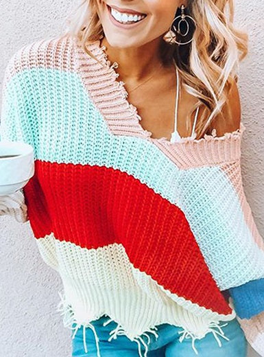 Heavy Knit Wrap Style Poncho Top Mssza
