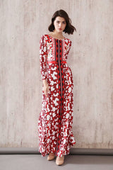 Printed High Street Casual Long Dresses Mssaz Desses