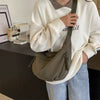 Casual High Capacity Leisure Versatile Nylon Fabric Crossbody Messenger Hobos Bag Mssza