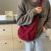Casual High Capacity Leisure Versatile Nylon Fabric Crossbody Messenger Hobos Bag Mssza